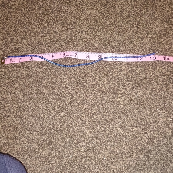 Pandora Braided Leather Blue (Stamped ALE S925) - Picture 8 of 8